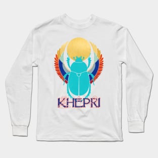 Khepri - Egyptian Sun God Long Sleeve T-Shirt